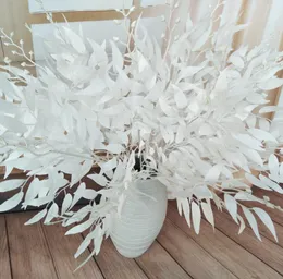 6pcs 55cm Artificial Willow Leaf Branch For Plant Wall Background Wedding Archway Ceiling Home Hotal Office Bar Decorative