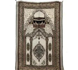 무료 배송 이슬람 무슬림기도 매트 Salat Musallah기도 깔개 Tapis 카펫 Tapete Banheiro 이슬람기도 매트 70 * 110cm SN3275