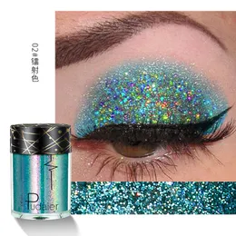 Pudaier Viso Corpo Capelli Occhi Glitter Pigmenti Evidenziatore Loose Shimmer Powder Glitter Makeup High Gloss Flash TSLM1