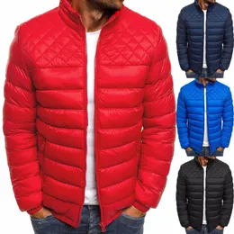 ZOGAA MĘŻCZYZN Zimowy płaszcz męski Ubrania 2019 Bubble Płaszcz Casual Streetwear 4 Colool Sipip Stand Stand Jacket Plus3xl Parkha