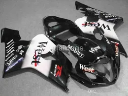 Todo o novo Kit de Feira para Suzuki GSXR600 GSXR750 2004 2005 Wihte Preto GSXR 600 750 K4 K5 Fairings DD13