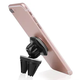 Double Clamp Car Cradle Air Vent Magnetic Cell Phone Mount Holder with 360 Degree Rotating