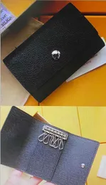 M63812 6 Key Holder Key Pouch Wallet Damier Canvas Card Coin Purses Keyring Women Men Classic Six Key Ring Fashion Monograms Keych235E