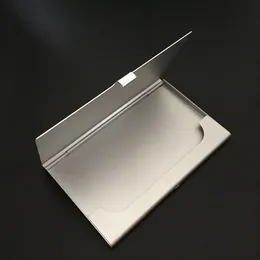 アルミ合金のポケット名刺カードホルダークレジットIDカードケースの金属収納ボックスカバーW9938