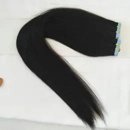 100% Human Remy Hair 14-26 inch Double drawn Tape in Skin Hair Extensions,40pcs 80g,100g Bag 1Bag, free DHL