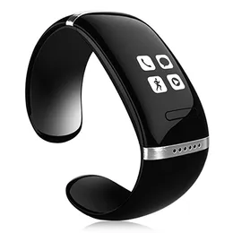 L12S inteligente Pulseira OLED Bluetooth Passometer Anti Perdido relógio inteligente pedômetro de Fitness Rastreador inteligente Relógio de pulso para iOS Android iPhone Assista