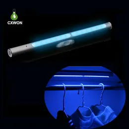 UV Sterilizasyon Işıkları Dolabı 2 W USB Şarj Edilebilir Ultraviyole Sterilizatör Lambaları Germicidal Dolap UVC Dezenfeksiyon Işık Tuvalet Masası için