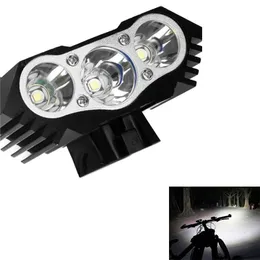 LED Rower Front Light 6000 Lumenów T6 LED USB Wodoodporna Lampa Rowerowa Reflektor Rowerowy Noc Bezpieczeństwo 4 Tryby Lampa