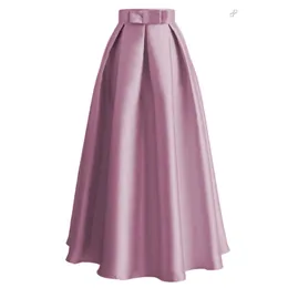 Plus Size Skirts Faldas Mujer Moda 2019 Abaya Dubai Turkish Long Pleated Maxi High Waist Skirt Women Jupe Longue Femme Skirts CX200703