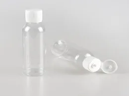 100ml Hand Sanitizer Travel Refillable Bottle Makeup Tomma Plastflaskor Flip Cap för flytande lotionkräm