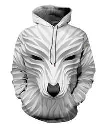 Yeni moda harajuku tarzı gündelik 3d baskı hoodies kurt erkek / kadın sonbahar ve kış sweatshirt hoodies ceketler bw0172
