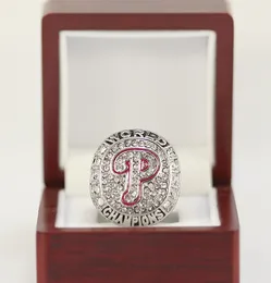 Personal Collection 2008 Rok Philly Team Zespół Baseball Nation Championship Ring with Collector's Display Case