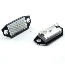 2 st fel gratis 18LED -registreringsljus för Ford Mondeo MK3 2000 2001 2002 2003 2004 2005 2006 2007 bilstyling