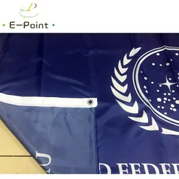 United Federation of Planets Falg 3 5ft 90cm 150cm Polyester flag Banner decoration flying home & garden flag Festive gifts215h