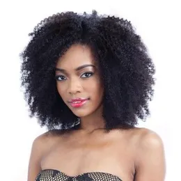 NEW hairstyle women's afro kinky curly wig African Ameri Brazilian Hair Simulation Human Hair black Kinky curly wig