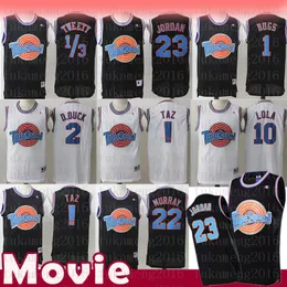 TOP ! Taz 1/3 Tweety Tune Squad Space 2 Jam 1 Bugs Bunny Movie Jersey Michael 23 JD 22 Bill Murray 10 Lola 2 D.DUCK Basketball SERFGJerseyCR 555