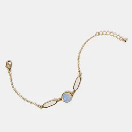 Wholesale-New Women Temperament Bracelet Fashion Simple Handmade Geometric Gold Resin Bracelet Girlfriend Holiday Gift Charm Bracelets