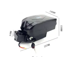 Free shipping to AU, EU,US replacement frog battery 36v for e-bike 350w bafang motor battery 36v 15ah use 18650 li-ion cell