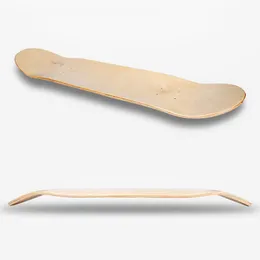 8Inch 8-Layer Maple Blank Skateboard Double Concave Skateboards Natural Skate Deck Board Skateboards Däck Wood Maple Longboard