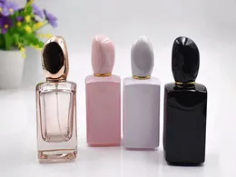 new 50ml large capacity square high-end perfume sub-bottle, cosmetic glass spray bottle