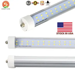 LEDチューブ8フィート固定具5000K 6000K FA8シングルピンLED T8 8フィートチューブ65Wバラストバイパス8フィートLED蛍光管ランプ