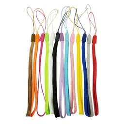 Nylon Phone Lanyard Candy Colors Mobiltelefon Hängremmar Till Iphone Samsung Mp4 / 3 Nyckelringar Sport Stilar Gratis frakt