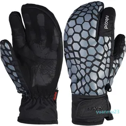 Wholesale-Men/Women Skiing Gloves Mittens Waterproof Snowboard Gloves Ultralight Winter Warm Fleece Snowmobile Moto Cycling Hunting