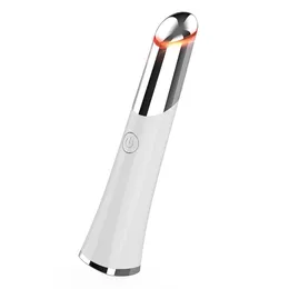 가열 된 소닉 전기 눈 입술 마사지 기계 USB 충전식 안티 에이징 주름 립 마사지 도구 얼굴 스킨 케어 뷰티 장치