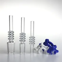 10mm 14mm 18mm Quartz Nectar Tips Hookahs Thick Straw Drop Filiter Tester Tube Tip for Mini Smoking Kits