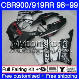 Honda CBR 919rr CBR 900RR Repsol 실버 Hot CBR919RR 1998 1999 278HM.29 CBR900RR CBR 919 RR CBR900 RR CBR919 RR 98 99 FAIRING KIT