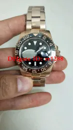 Luxury Top Quality Watch 40mm GMT 126715 126715CHNR Ceramic Swiss ETA 2836 Movement Automatic Mens Watches Wristwatches