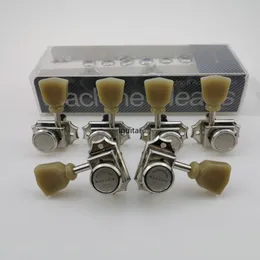 Rare 1 Set 3R + 3L Nickel Locking String Vintage Deluxe Chitarra elettrica Meccaniche Sintonizzatori Chitarra Tuning Pegs