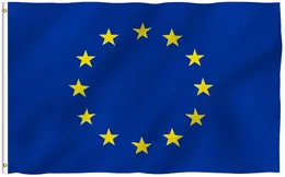 90x150cm 3x5 fts EU Europeiska Europa union flagga grossistfabrikspris