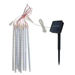 Solar Powered 30CM LED Meteor Shower Rain Tubes LED String Light for Garden Tree Wedding Party Holiday Decor