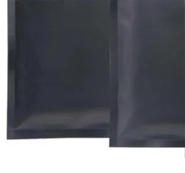 ブラックアルミホイルの自己シーリングバッグスナックシールバッグティー小包袋印刷可能なカスタムメイドの卸売0 21ZC4 FF