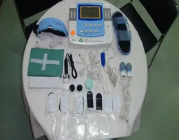 wholesale Family health care equipment electrical muscle stimulator tens machine with laser,heating ,e-cup EA-F29