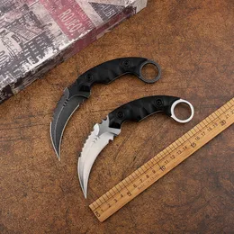 The latest claw folding knife D2 steel blade G10 handle tactical knife outdoor equipment camping knife tool tool retail box