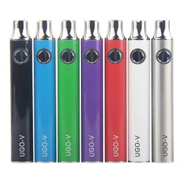 510 eGo Vaporizer Evod Vape Batteries Preheat VV Viriable Voltage 650 900 1100 mAh Micro USB Pass Through UGO V T Electronic Cigarette