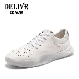 Summer Delivr White Spring 2019 Shoes Men casual Shoes äkta läder manliga sneakers coola street män varumärke man fotväder132969263