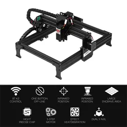 20W / 7000MW Laser Graver Maskin UPGRUKTION VERSION LASER Gravering Skrivare DIY USB CNC Router Carver Off-line plats