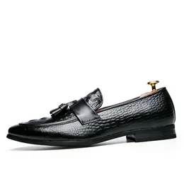 Lefu shoes men's leather foreign trade