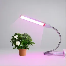 USB LED Grow Light Pełny Spectrum 3W 5W DC 5 V Fitolampy do szklarni Warzywo Sadzonka Oświetlenie Plant IR UV Rosnąca lampa fito