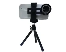 Obiettivo universale per fotocamera con zoom per telescopio con ingrandimento 12x per telefono cellulare, per iPhone Samsung HTC Nokia