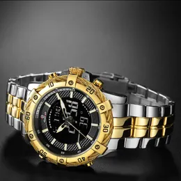 Top Brand GOLDENHOUR Luxury Men Watch Automatic Sport Watches Digital Waterproof Military Man Wrist Watch Relogio Masculino278s