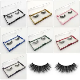 3d mink ögonfransar ögon faux mink fransar mjuka naturliga tjocka falska ögonfransar hantverk multilayer eye lash förlängning skönhetsverktyg gga2471