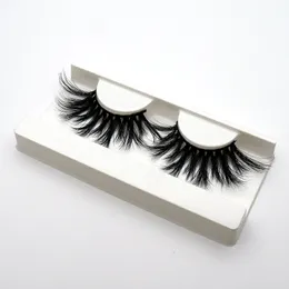 100% 25mm 5d norek rzęsy fałszywe rzęsy Crisscross Natural Fake Lashes Makeup 3D Mink Lashes Extension Eyelash Multi-warstwy