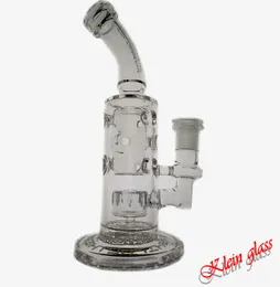 Açık, düz Fab yumurta cam Bong matris perk 14mm ortak geri dönüşüm yağ bong su borusu cam sigara dişi DAB teçhizat Cam borular kuleleri