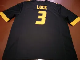 Niestandardowe mężczyźni Młodzież Kobiety Missouri Tigers #3 Drew Lock Football Jersey Size S-4xl lub Custom Dowolne nazwisko lub koszulka numer