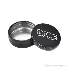 najtańsze metalowe zioło tytoniowe pudełko pojemnik do przechowywania Smaż 25ml Herb Przechowywania Case Papierosa Case Herbata Metal Container Pill Button Box