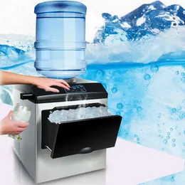 Przenośna elektryczna w pełni automatyczna lodowa producent 25 kg / 24h komercyjna herbata kawiarnia bar Mini Bullet Round Ice Maker